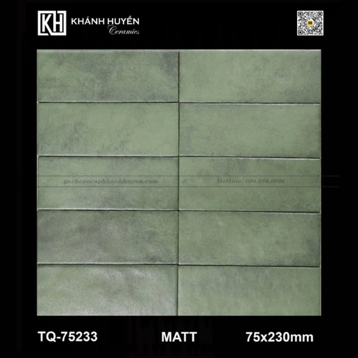 [GCCKH-TQ-75233] Gạch thẻ 75×230 TQ-75233