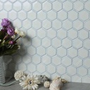 Gạch men sứ bóng mài nhẵn kiểu dáng mới 2 inch mảnh ghép
