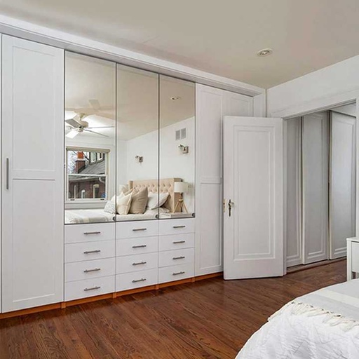 [102713360014] Bàn trang điểm gỗ tích hợp TV LED cổ điển với thiết kế hiện đại