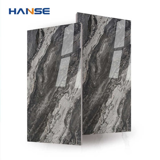 [12395085901] Gạch ốp lát nội thất kim loại 600*1200 men gốm giả đá cẩm thạch đen 600x1200