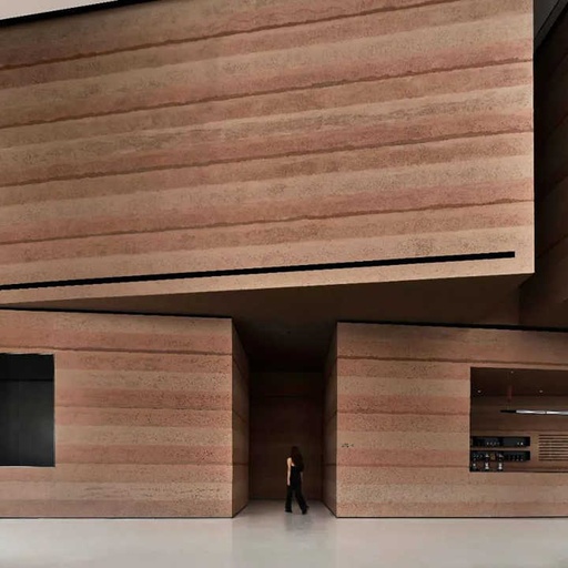 [106778664646] Gạch ốp lát gốm sứ dẻo thân thiện với môi trường, kiểu đá mềm Travertine, có chức năng chịu lửa