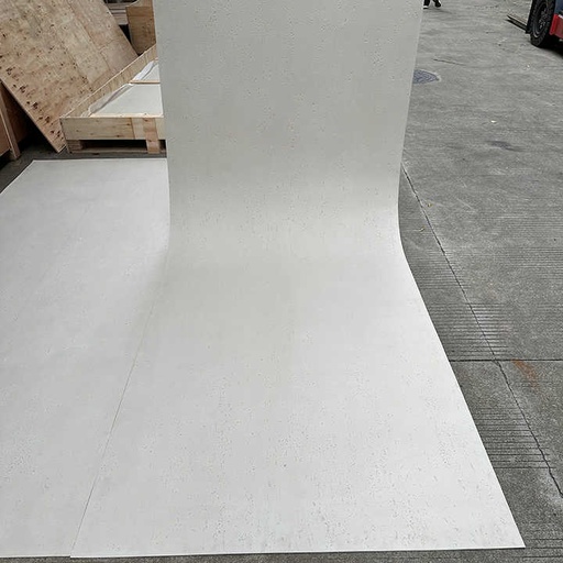 [106788472879] Ốp tường ngoài bằng gạch ceramic dẻo chống cháy, kháng khuẩn, màu trắng, dày 3-5mm hiện đại