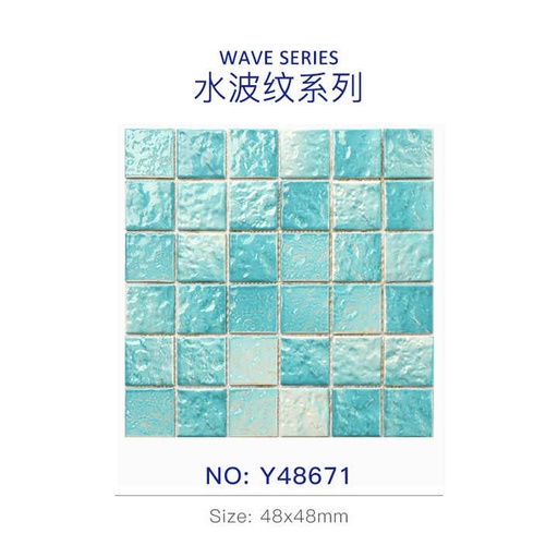 [106325207906] Nhà cung cấp gạch khảm kính hồ bơi thiết kế hoa văn bề mặt chống trơn sang trọng phong cách đại dương