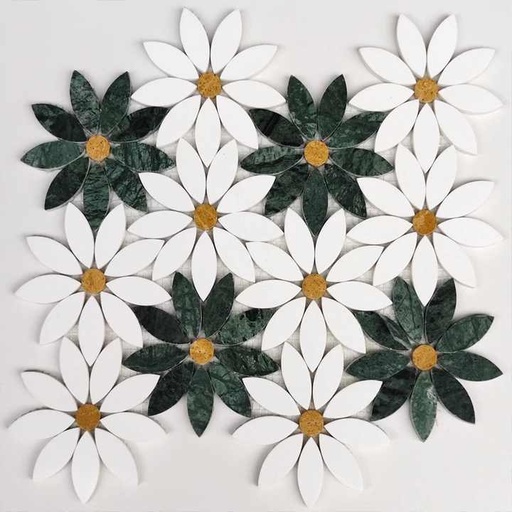 [106932250584] Gạch khảm đá tự nhiên trang trí cho thiết kế tường phòng tắm