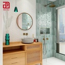 Gạch ốp tường phòng tắm men bóng cao cấp phong cách Bắc Âu 300*600mm