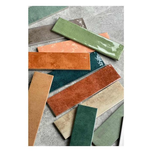 [106056153960] Gạch ốp tường ngoại thất phổ biến ở các nước Trung Á 75x300mm màu trơn và màu sắc