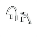Vòi nóng lạnh bồn tắm nằm kèm sen tắm LB (4 lỗ) TBS01202BA