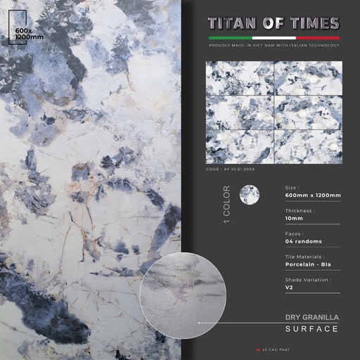 [AF.10.61.5059] Gạch 60x120 dày 10 ly Hiệu Ứng Rải Hạt cao cấp AF.10.61.5059