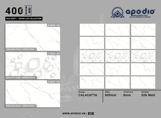 [A48CG1060_A48CG1060D] GẠCH ỐP LÁT APODIO A48CG1060_A48CG1060D