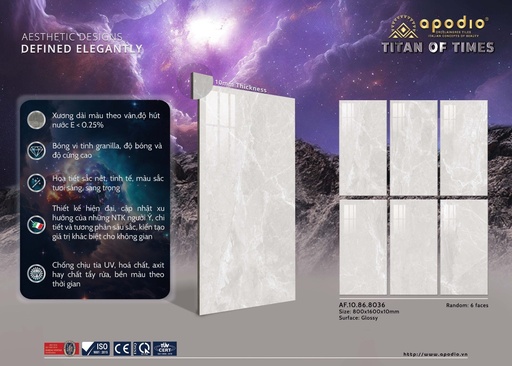 [AF.10.86.8036] Gạch Apodio 80x160 AF.10.86.8036 (French Imperiale)