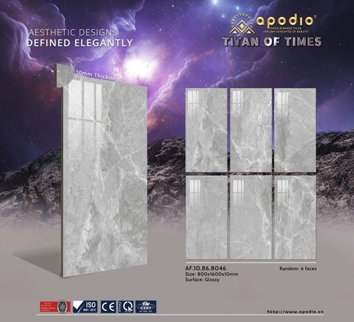 [AF.10.86.8046] Gạch ốp lát Apodio 80x160 AF.10.86.8046 (French Imperiale)
