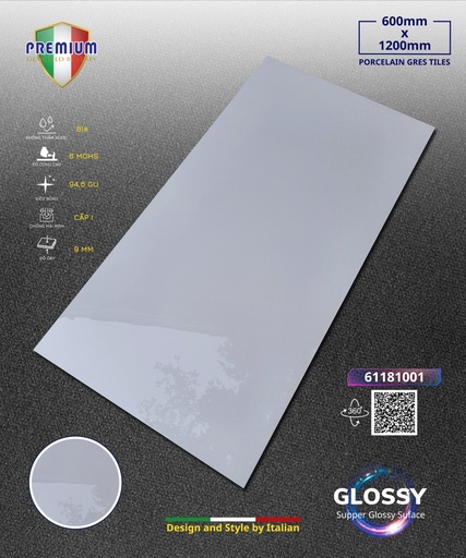 [81001] Gạch ốp lát Apodio 61181001 (Bóng)