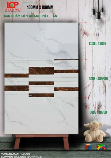 [4886848968D] Gạch ốp lát Apodio 48868 48968D (Bóng)