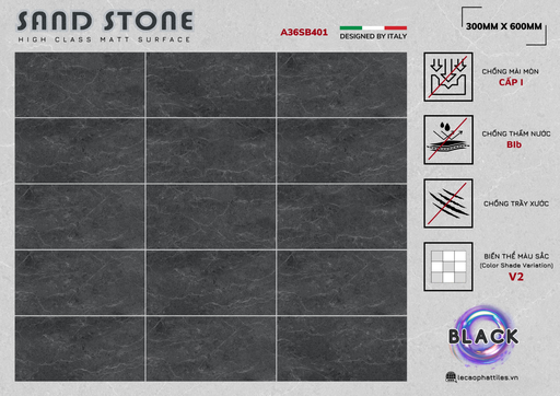 [A36SB401] Gạch ốp lát Apodio A36SB401 (Matt)