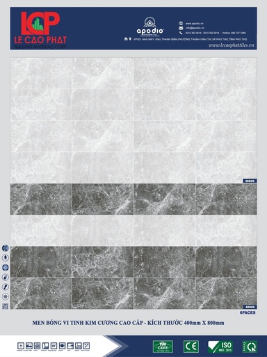 [4880648906APODIO] Gạch ốp lát Apodio 48806 48906