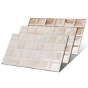 Gạch men 3D chống thấm ốp tường phòng tắm 250x400mm màu nâu