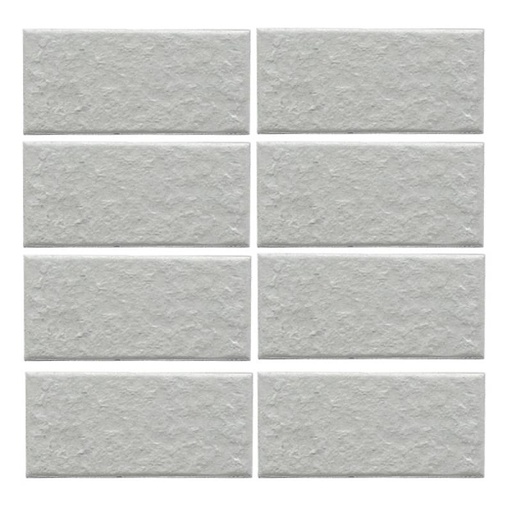 [DAISANB2B_G_53407006] Gạch thẻ ốp tường màu trắng bề mặt sần 45x95mm 9102