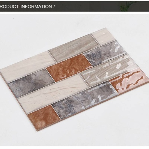 [DAISANB2B_G_76560902] Gạch men 3D ốp tường trang trí 200x300mm P312