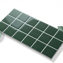 Gạch thẻ ốp tường màu xanh kích thước 300x600mm bề mặt xanh bóng