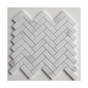 Gạch mosaic xương cá 255x280mm 18NS054-2575 màu trắng