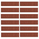 Gạch thẻ ốp tường ngoại thất đỏ 60x240mm 86511