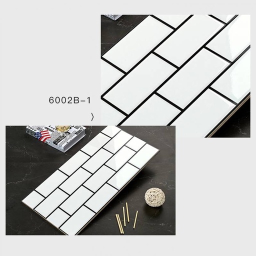 [DAISANB2B_G_31319345] Gạch thẻ ốp tường kích thước 300x600mm mã N360600-7Y bề mặt trắng bóng