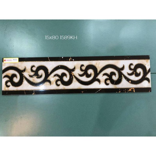 [DAISANB2B_G_20491727] Gạch ốp chân tường ánh kim kích thước 15x80cm 1589KH