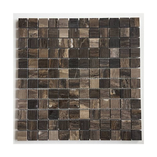 [DAISANB2B_G_19344884] Gạch mosaic đá hình vuông 298x298mm màu nâu