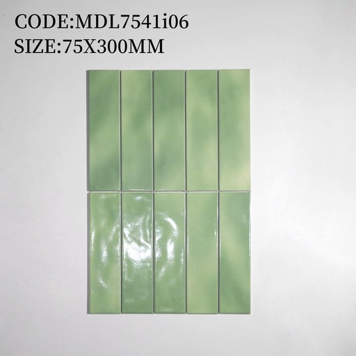 [MDL7541i06] Gạch thẻ 75x300mm men bóng loang nhập khẩu cao cấp MDL7541i06