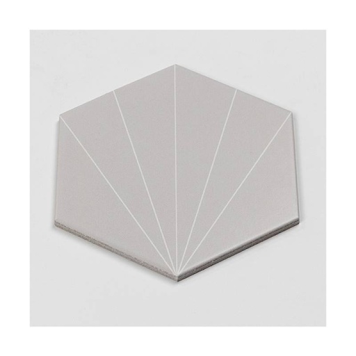 [DAISANB2B_G_58323912] Gạch thẻ trang trí hình lục giác 3D 115*200*230mm A026 màu xám