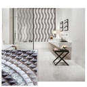 Gạch mosaic gốm mix thủy tinh trang trí phòng tắm 308x297mm 12S03 màu đen