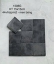 Gạch thẻ đen men bóng 1508G KT 150x150mm (1h/1m/44v/17.5kg)