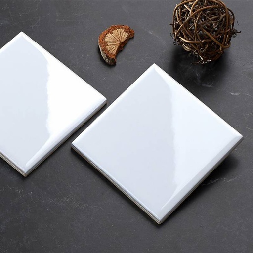 [M1100_SA] Gạch thẻ trắng bóng phẳng M1100_SA