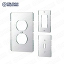 Bảng che công tắc đèn cấp chuyên nghiệp, màu trong suốt, thiết kế kép, gương acrylic