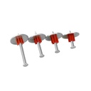 Bán buôn phụ kiện trang trí xây dựng có gioăng cao cấp đinh bê tông bắn đạn Nk cao cấp PDW 27mm mẫu miễn phí bề mặt nhẵn