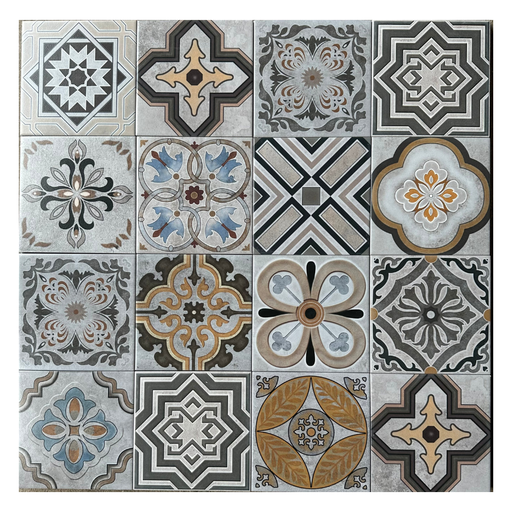 [MHB 258] Gạch bông men matt 200x200mm MHB 258