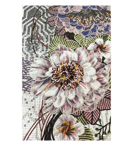 [106942062456] Tranh khảm hoa 3D thủ công trang trí