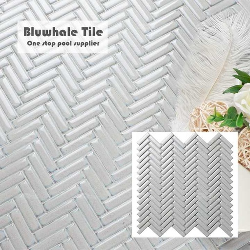 [106968643294] Gạch khảm Kit Kat màu xám trắng, nhà máy Phố Sơn