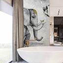 Gạch khảm kính hiện đại 80x160cm cho bể bơi hoặc trang trí tường nhà bếp