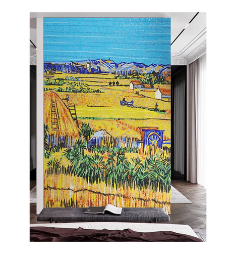 [106539812254] Tranh khảm nghệ thuật thu hoạch tùy chỉnh