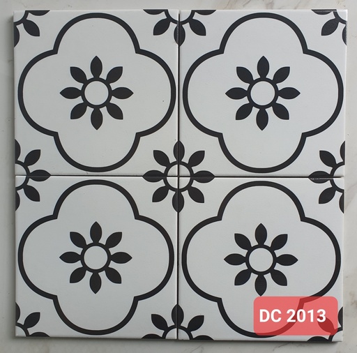 [M2013] Gạch Bông Trung Quốc, men mờ xương porcelain, KT 200x200, M2013 (1 hộp/25 viên/1m2)