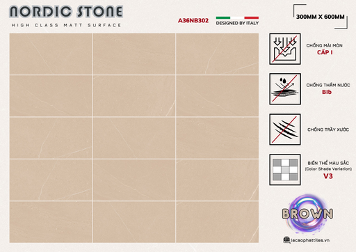 [A36NB302] Gạch ốp lát Apodio A36NB302 (Matt)