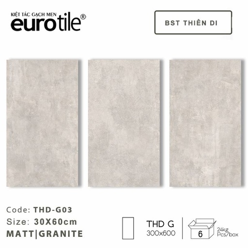 [DAISANB2B_G_10586506] Gạch ốp lát Eurotile BST Thiên Di 300*600mm THD G03
