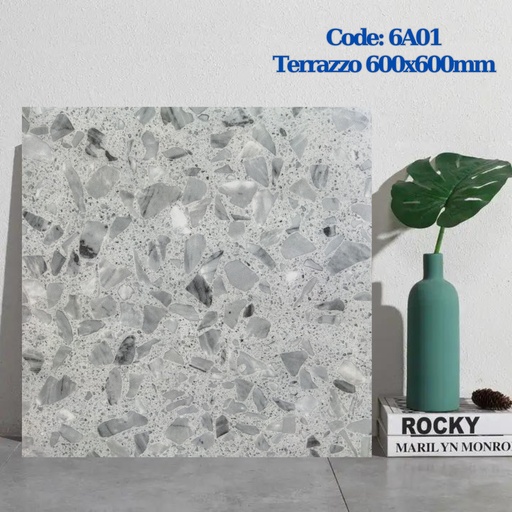 [6A01] Gạch Terrazzo KT 600x600mm 6A01