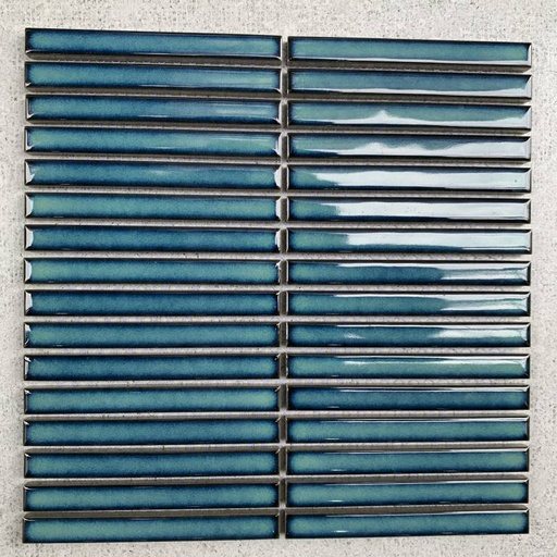 [145TTEB-D77] Gạch Mosaic que xanh KT 15x145mm mã 145TTEB-D77