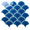Gạch Mosaic vảy cá xanh đậm KT 83.5x90.5mm mã SH-FA90067
